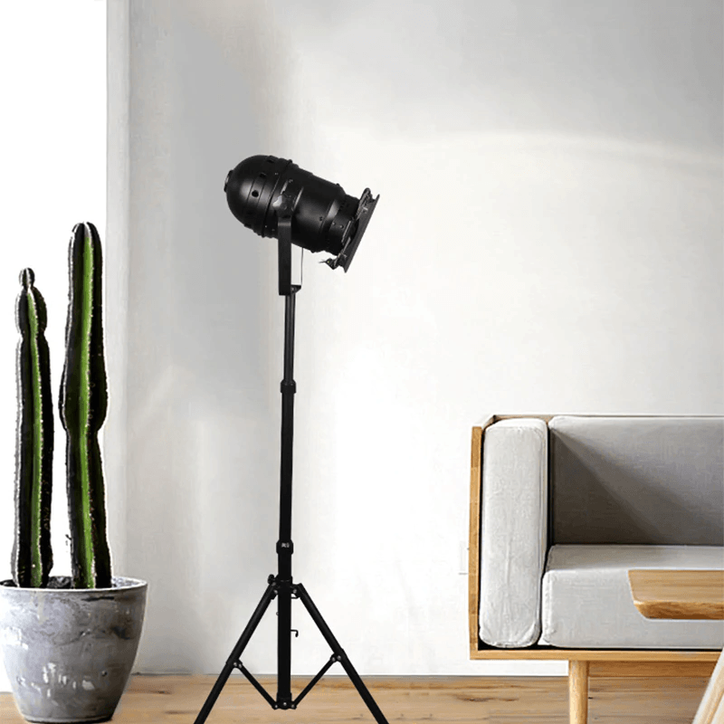 ForgeGlow Industrial Reflector Floor Lamp For Modern Living Rooms