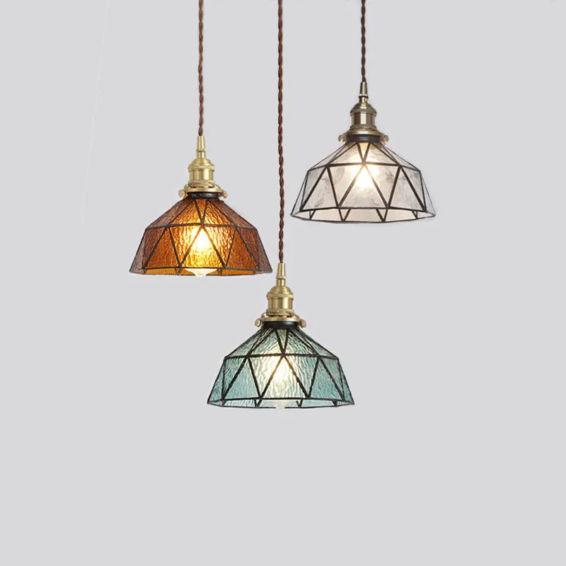 Vera Dome Glass Pendant Lights Vintage Loft Style Decor