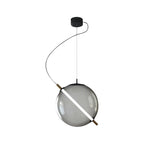 Luminex Copper Matte Glass LED Pendant Light for Modern Interiors