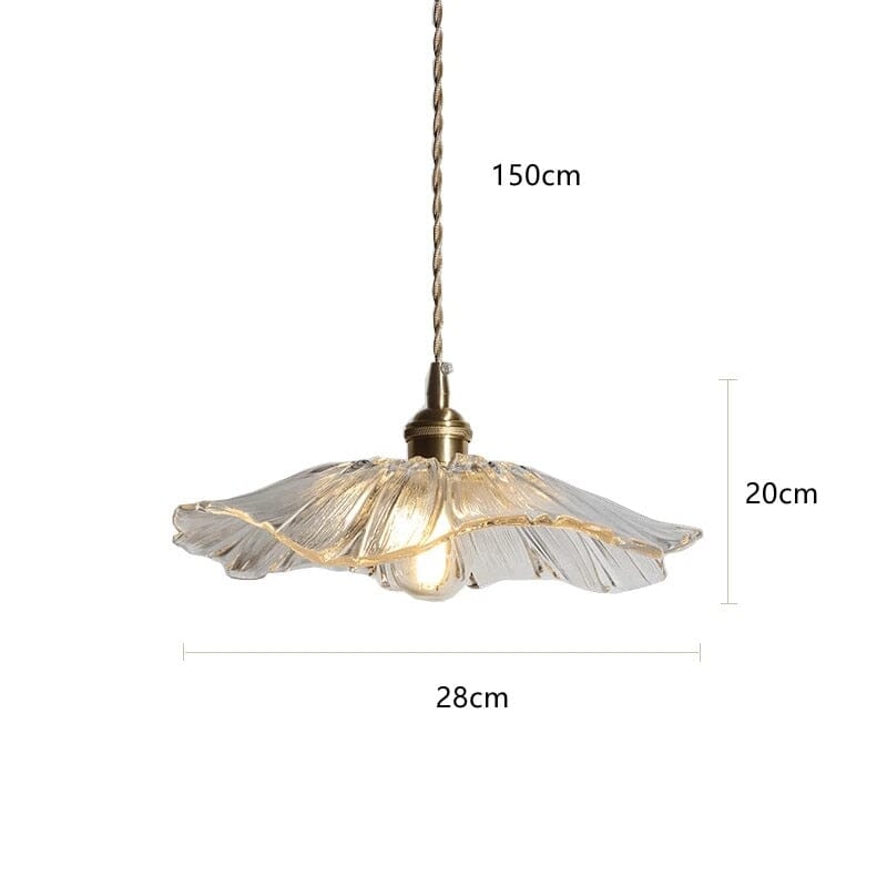 FloraGlass Nordic Flower Pendant Light for Living Rooms