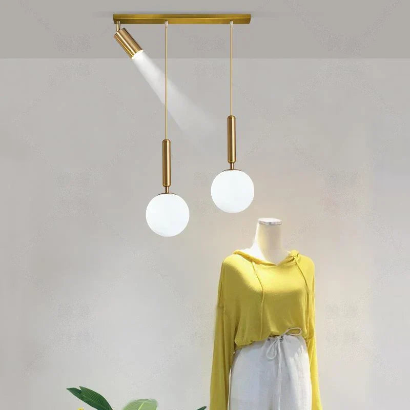 Lyra Three-Head Glass Pendant Light for Modern Homes