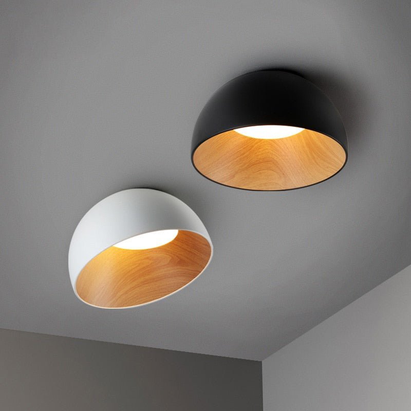 Modern Retro Ceiling Light In Two Sizes And Two Colors