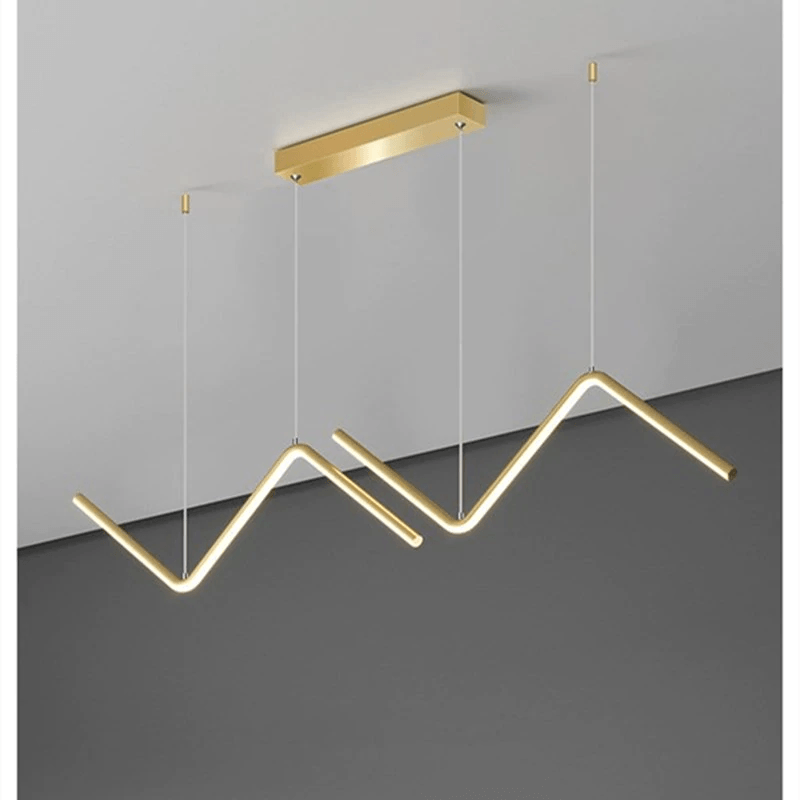 Lampu Gantung Gelombang Aria Crest Lampu Siling Pereka Moden