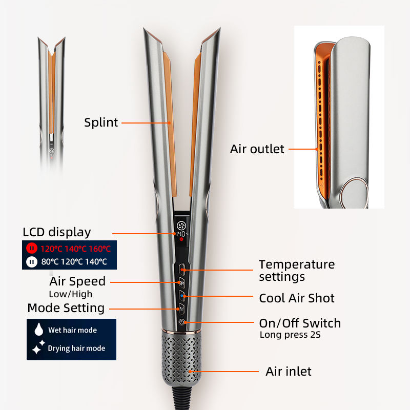 VivaRise Duo Styler Two In One Hair Dryer And Straightener