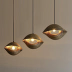 Aurela Bamboo Shell Pendant Light Handcrafted in Southeast Asia