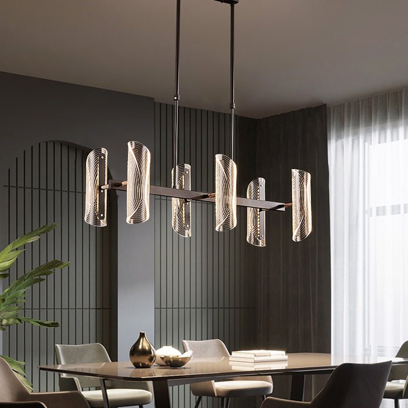 AriaNova Acrylic Transformable Pendant Light LED Friendly