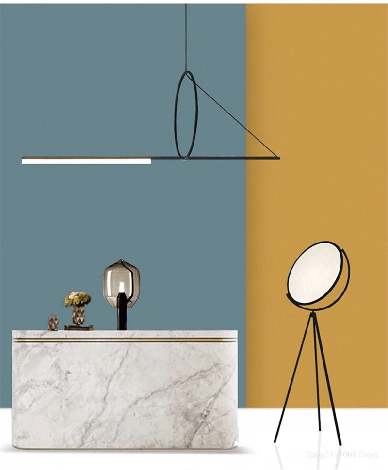 Lampa wisząca Nyara Triangle | Geometryczna lampa sufitowa