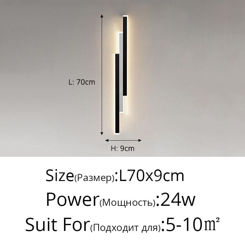 Asterra Triple-Rect Wall Sconce Outdoor Porch Light