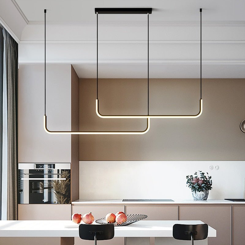 Luma Drift LED Pendant Light for Modern Living Spaces