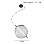 Luminex Copper Matte Glass LED Pendant Light for Modern Interiors