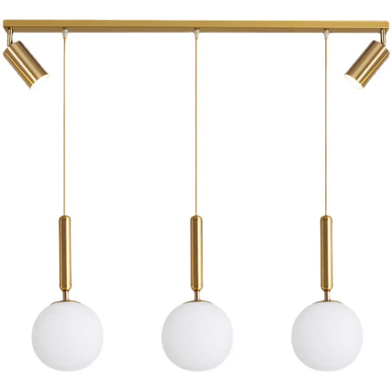 Lyra Three-Head Glass Pendant Light for Modern Homes