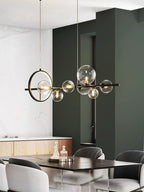 FjordGlow Glass Bubble Pendant Light In Nordic Style