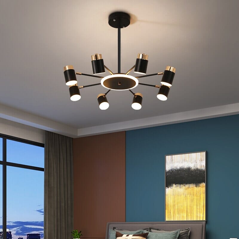NexaLume Chandelier Modern Dimmable Ceiling Light Design