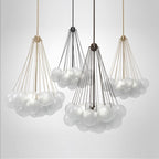 Aurelium Premium Pendant Light With Frosted Glass Globes