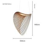 Quorin Nordic Abstract Pendant Light for Modern Living Rooms