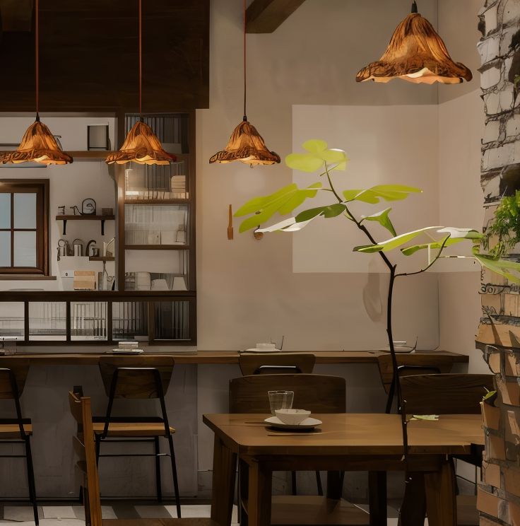 Vallora Volcanic Resin Pendant Lamp With Lava Effect