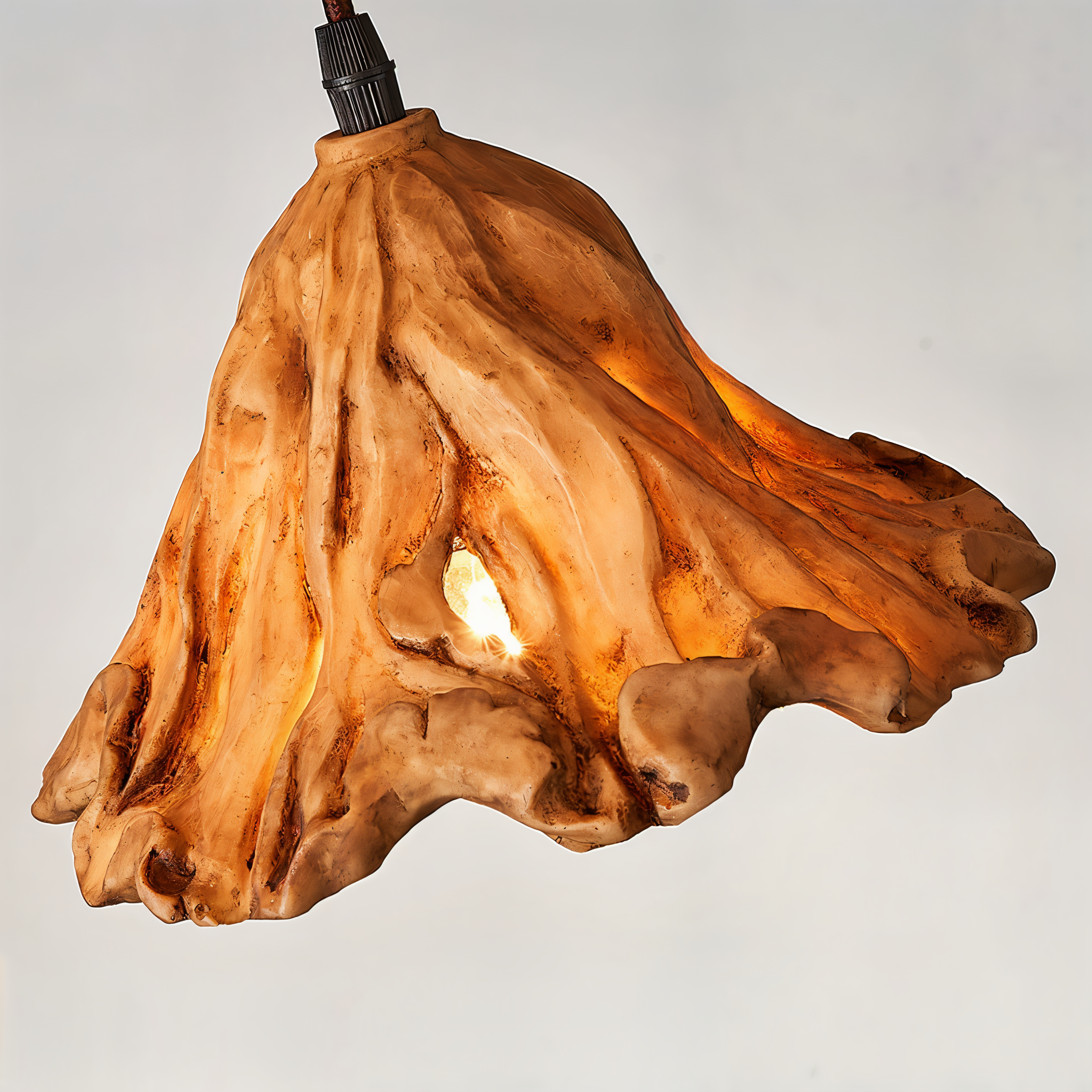 Vallora Volcanic Resin Pendant Lamp With Lava Effect