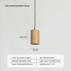 Aurelo Timber Pendant Light Nordic Style Wood Glow for Living Room