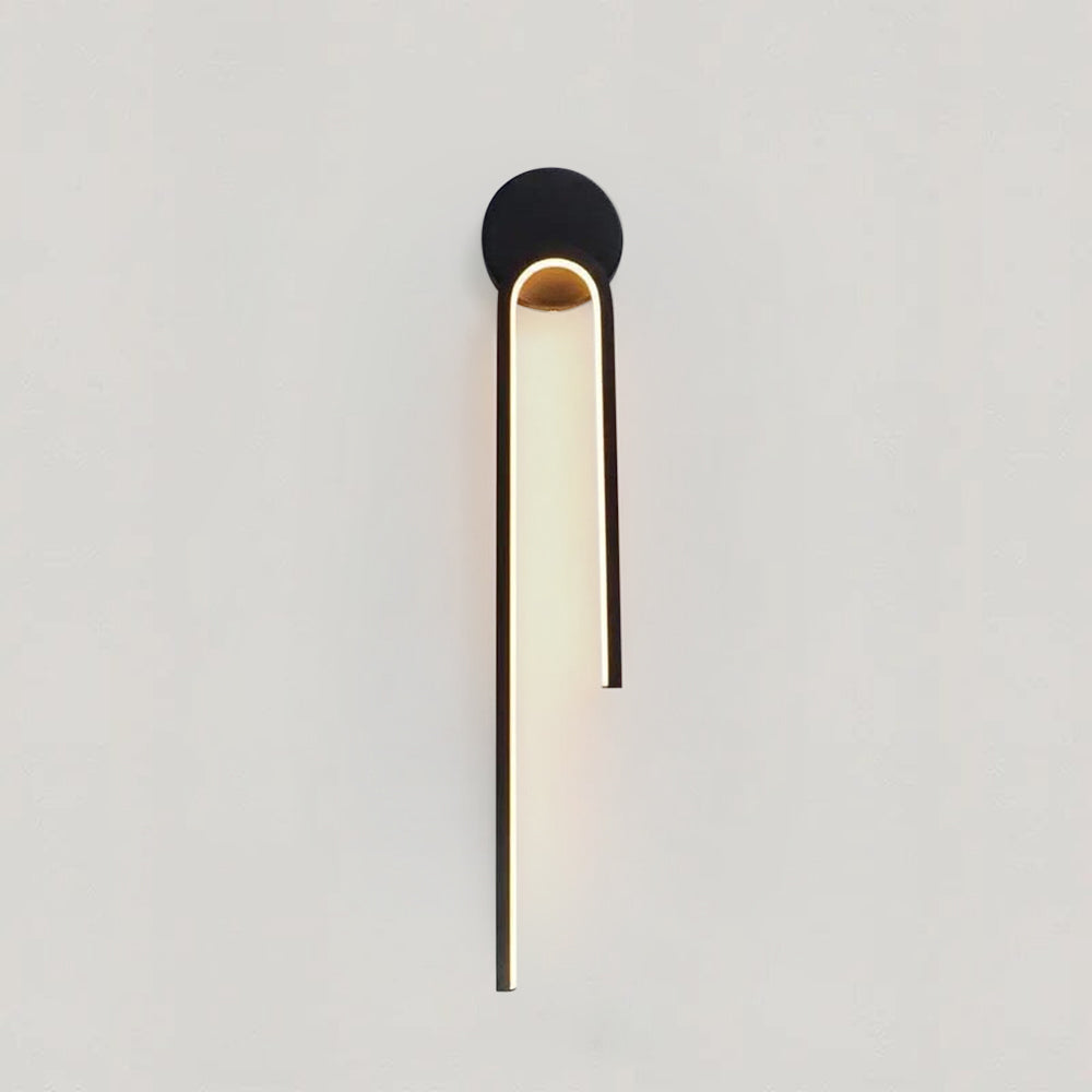 Aurelia Noir Gold LED Wall Lamp For Modern Spaces And Homes