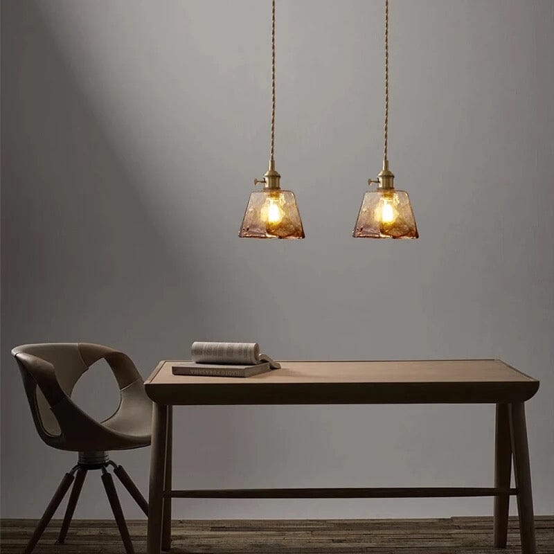 AstraGlow Modern Glass Ceiling Light For Kitchen And Bath