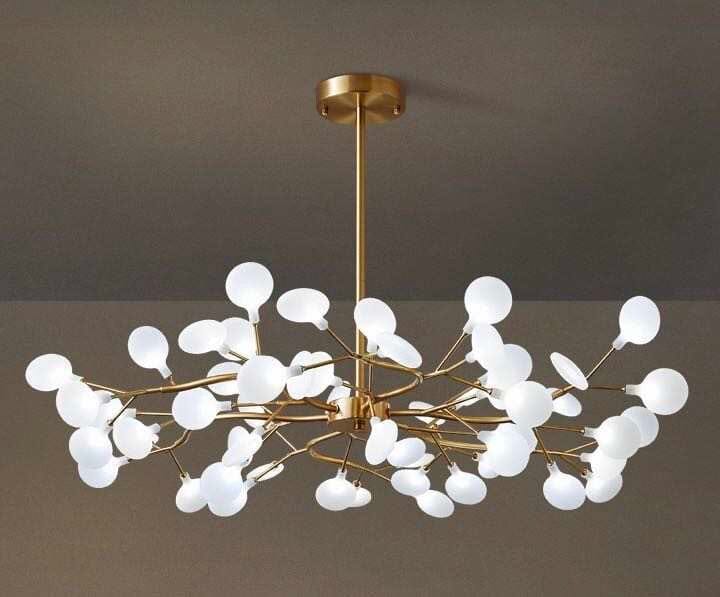 LumaFlare Iron LED Chandelier for Modern Interiors Style