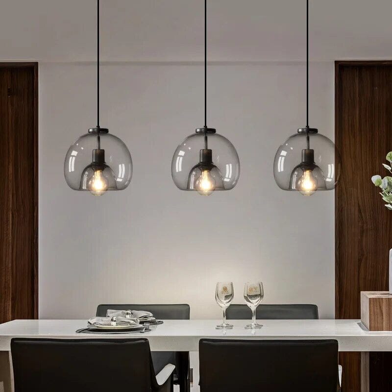 Lyris Glass Pendant Lamps for Modern Kitchens and Bathrooms
