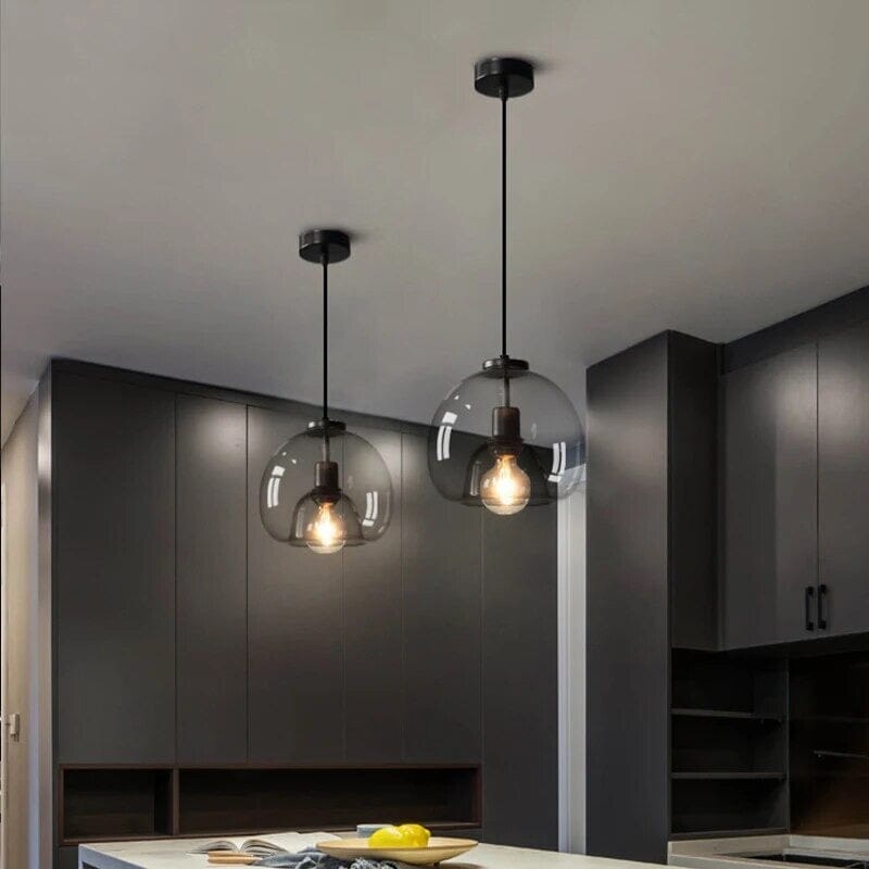 Lyris Glass Pendant Lamps for Modern Kitchens and Bathrooms
