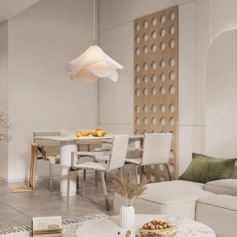 ثريا أزهار قماشية بيل فلور لغرف المعيشة