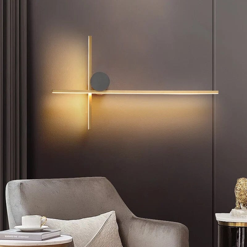 Asterlo Copper Wall Lamp Postmodern Geometric Shade