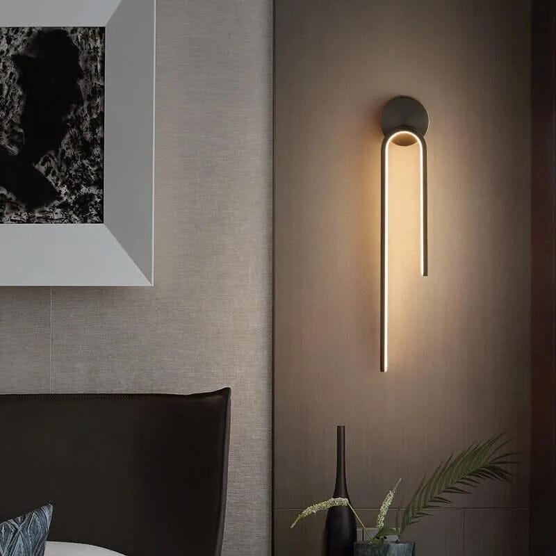 Aurelia Noir Gull LED Vegglampe for Moderne Rom og Hjem