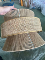 Kinari Handmade Hemp Rope Pendant Light Japanese Inspired Chandelier