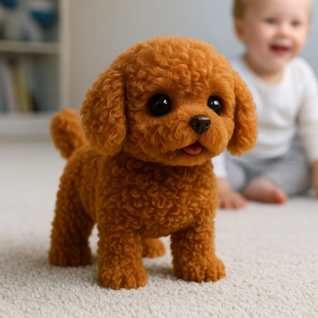 CuddlePup Animatronic Plush Puppy With Realistic Movements And Sounds