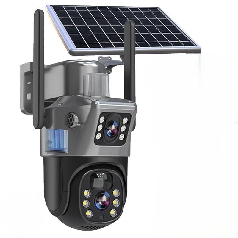 Svulp | DualGuard Solar 4K - Wireless security camera with solar panel & 360° all-round view