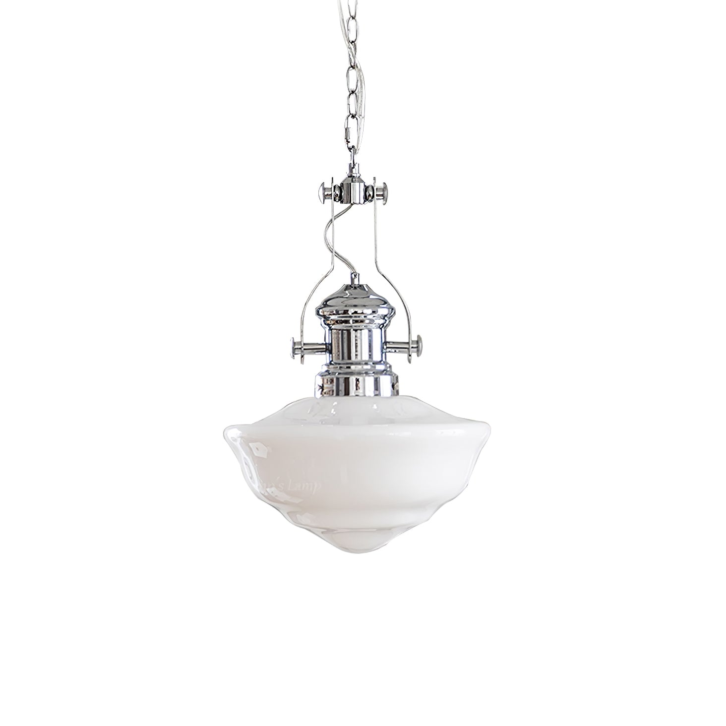 Vernaro | School-Style Pendant Lamp With Glass Shades