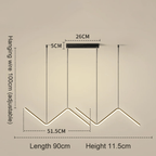 Aria Crest Wave Pendant Light Modern Designer Ceiling Lamp