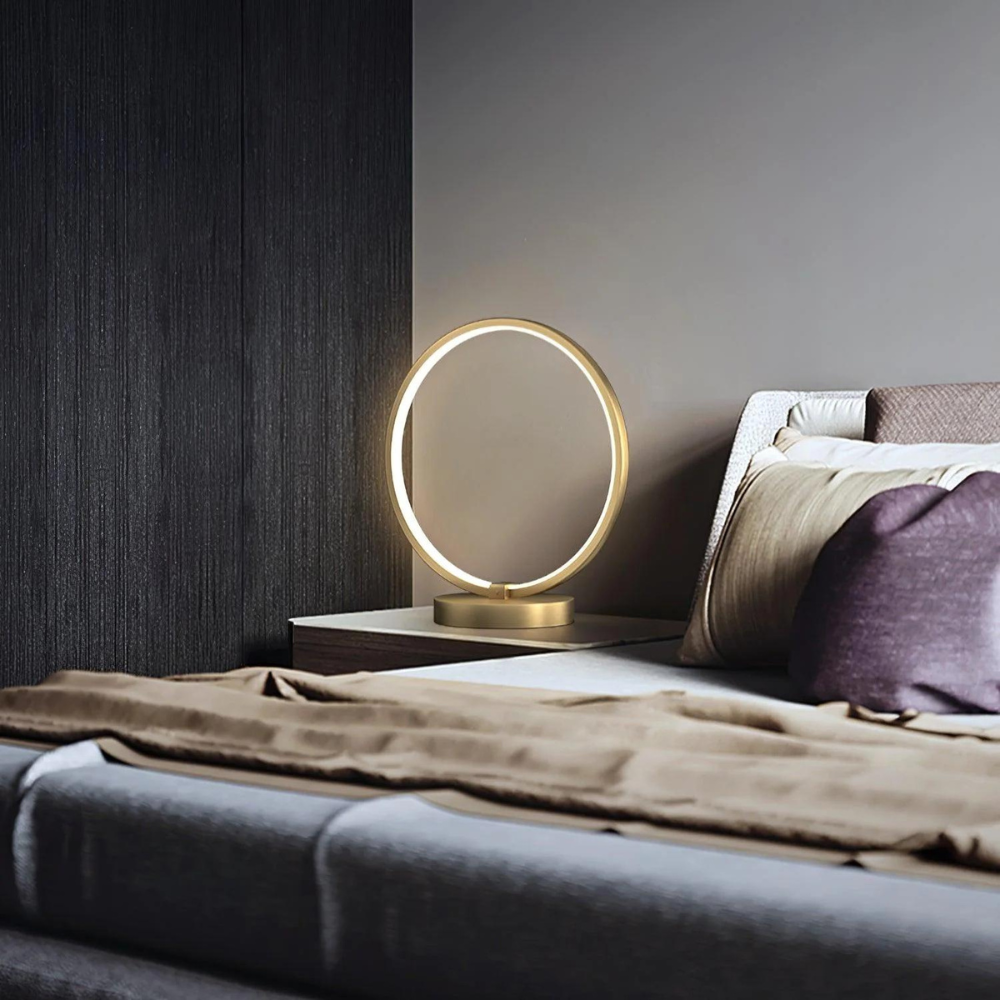 Lumora Circle LED Desk Lamp | Modern Daylight Table Light