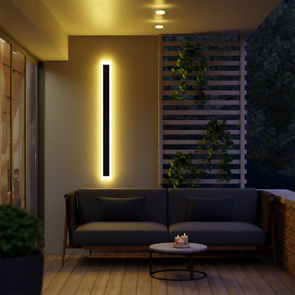 LumaShade Outdoor LED Wall Light IP65 With Motion Sensor