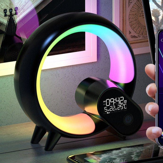 AuroraGlow 夜灯，带日出闹钟和蓝牙 RGB
