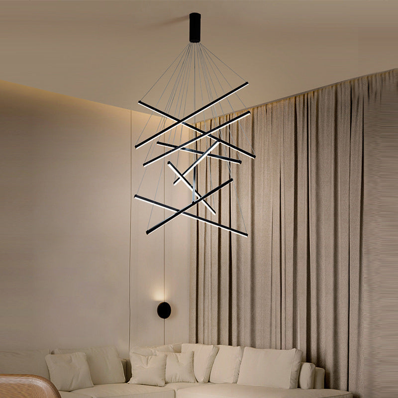 Lumenis Multi Level LED Pendant Light With Remote Dimmer