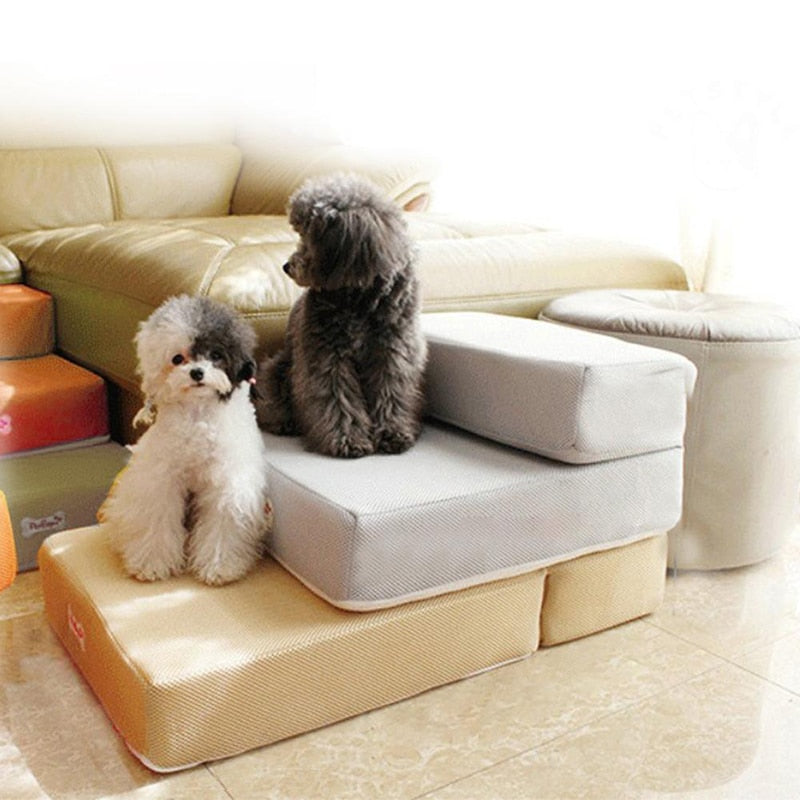Orthopedic Pet Steps | Two-Tier Mesh Foam Design | Svulp