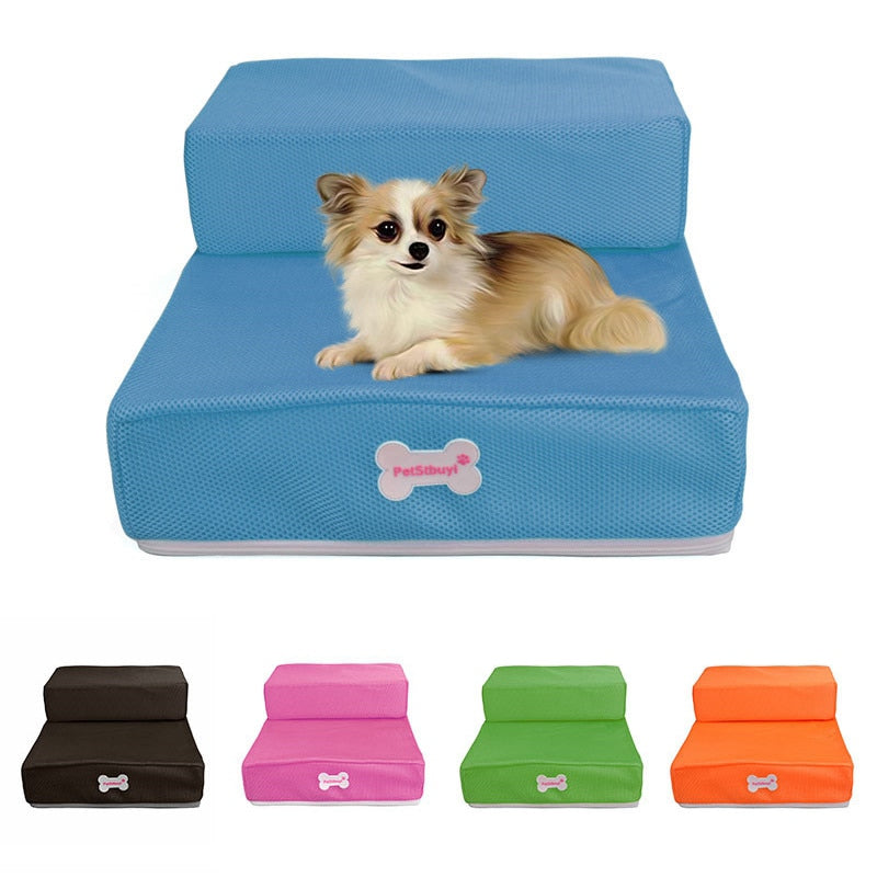Orthopedic Pet Steps | Two-Tier Mesh Foam Design | Svulp