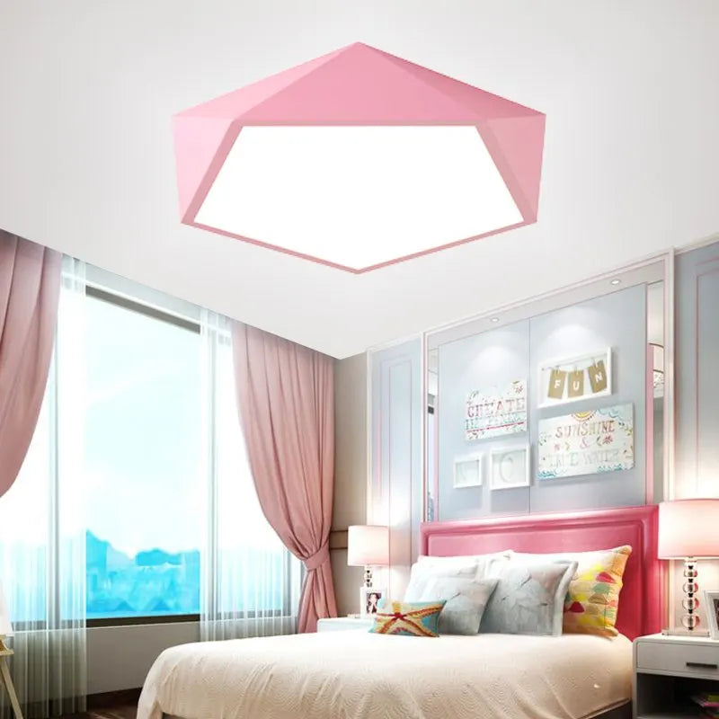 AureaPenta Macaron Inspired Ceiling Light for Warm Ambience
