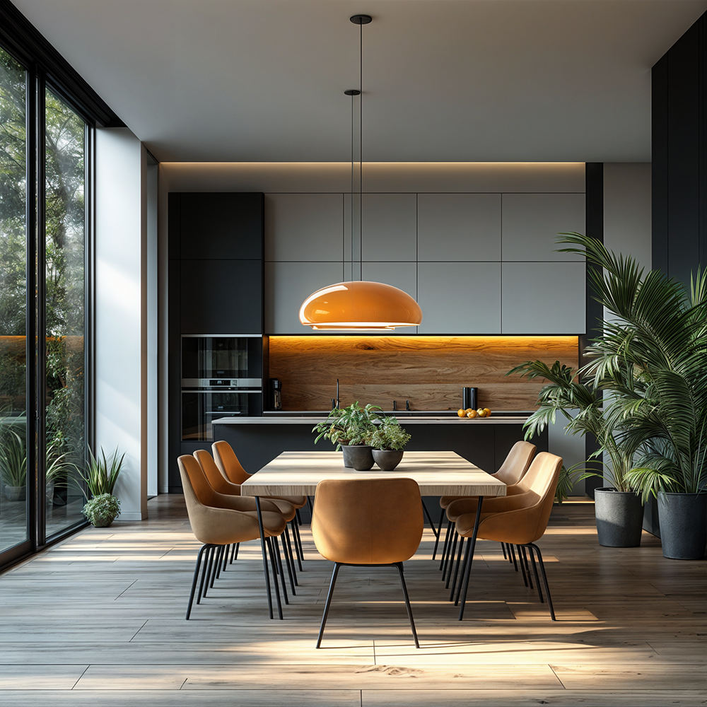 AuroraGleam Chandelier With Colorful Exterior Options