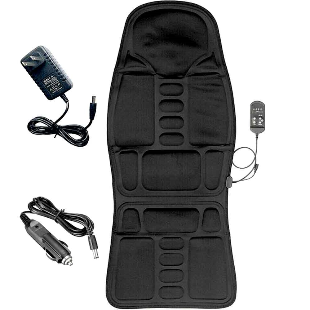 8-Mode Heated Massage Chair Pad for Back Neck and Full Body Relief