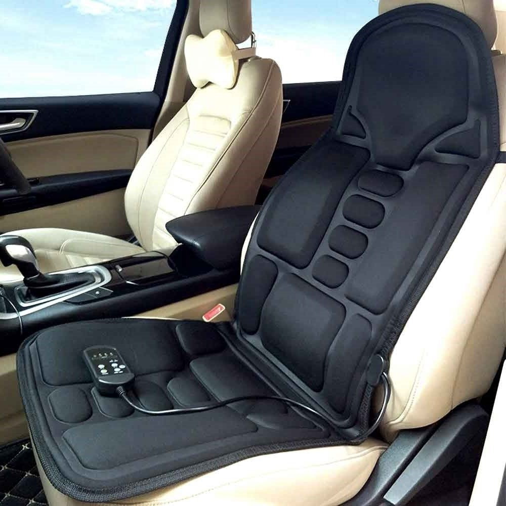 8-Mode Heated Massage Chair Pad for Back Neck and Full Body Relief