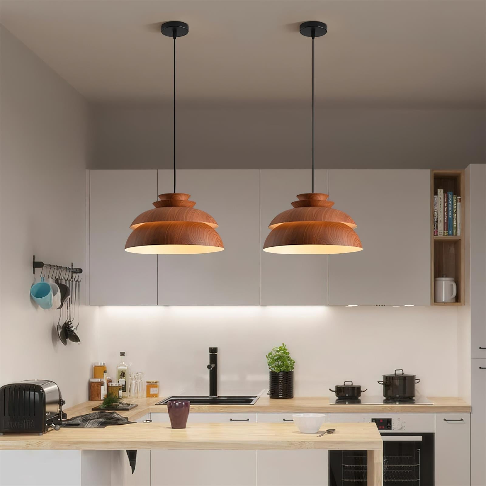 Verdia Aluminum Pendant Light Natural Elegant Ceiling Lamp
