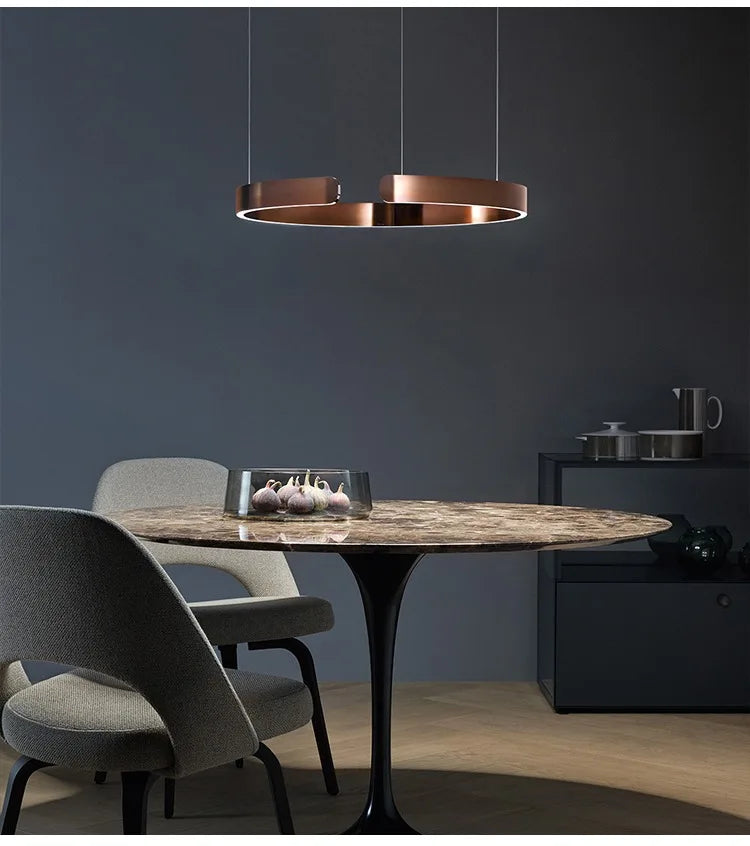 NexaLux Minimalist LED Pendant Light for Kitchen Island