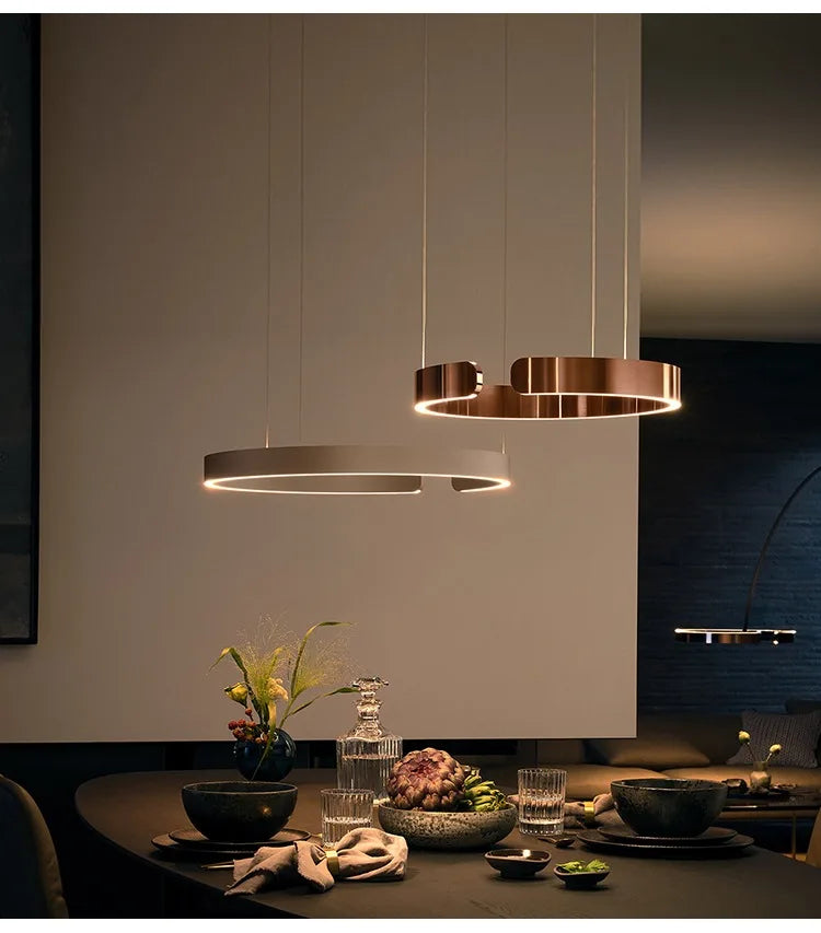 NexaLux Minimalist LED Pendant Light for Kitchen Island