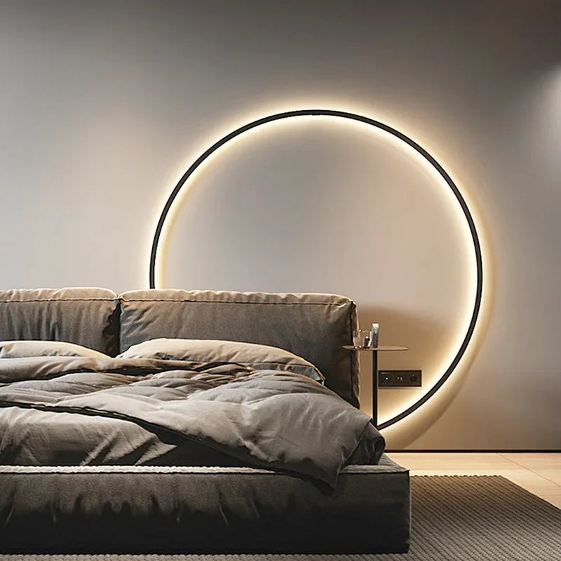 Solarelle Round Minimal Wall Lamp For Modern Living Rooms, Hallways, And Offices