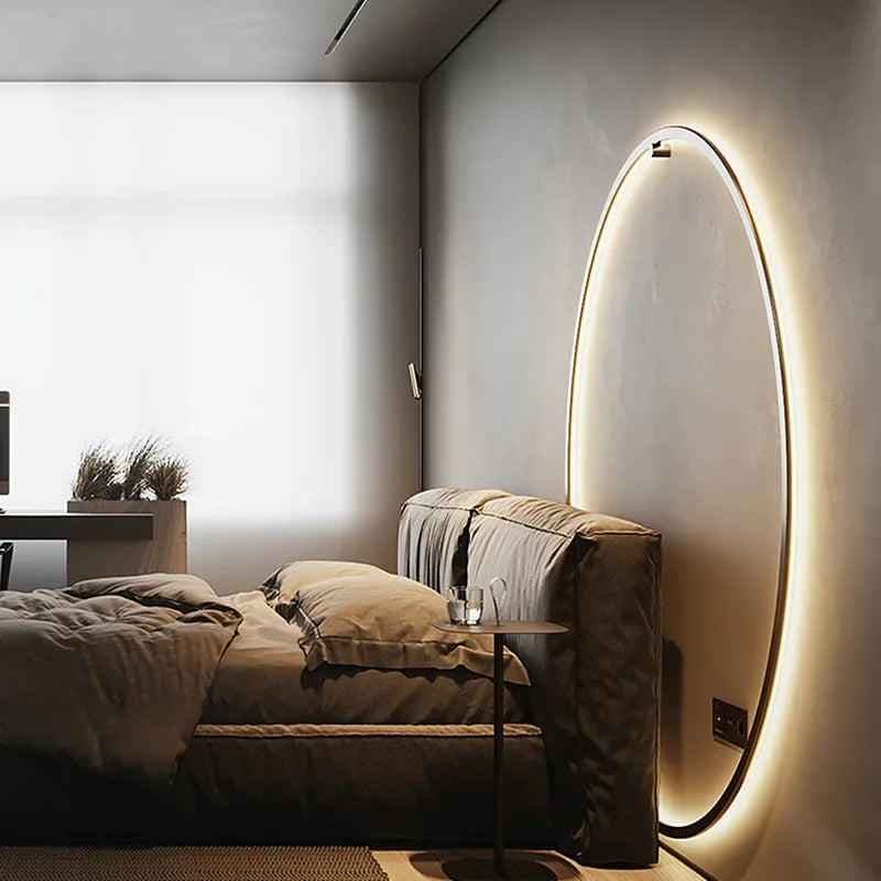 Solarelle Round Minimal Wall Lamp For Modern Living Rooms, Hallways, And Offices